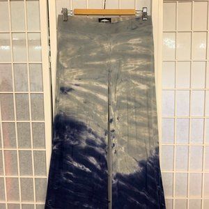 Bird & Vine low-medium rise tie-dye flare pants